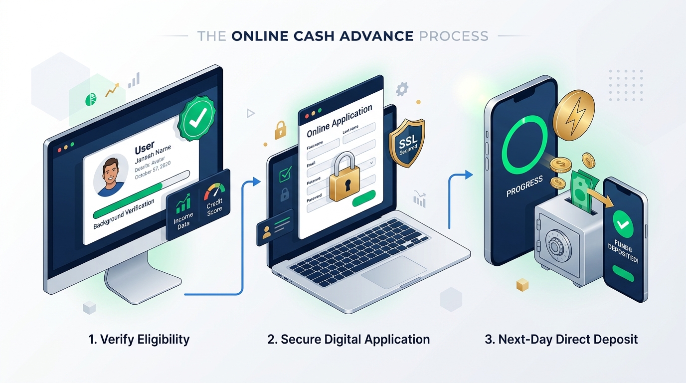 Apply online for a quick cash advance and get your payday loan approved fast